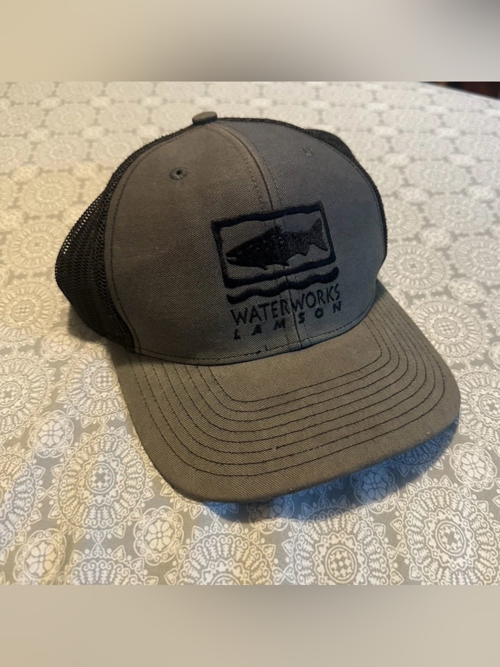 Waterworks Lamson Men's Fly Fishing Reel Hat